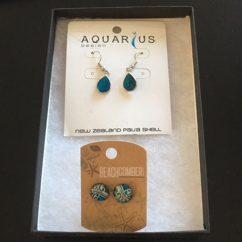 New Zealand Earrings and bracelet